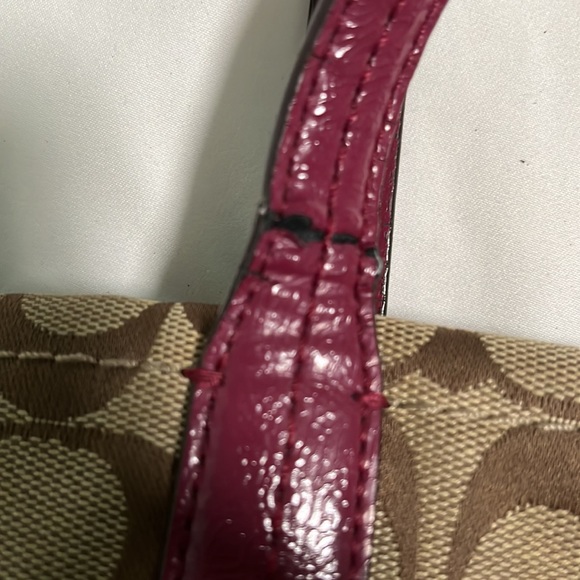 Coach bag | Coach signature python stripe in raspberry - Picture 12 of 17